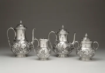 Servicio de café y té, Tiffany and Company, 1856-59